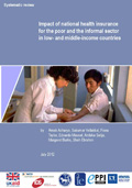 Impact of national health insurance for the poor and the informal sector in low- and middle-income countries: a systematic review